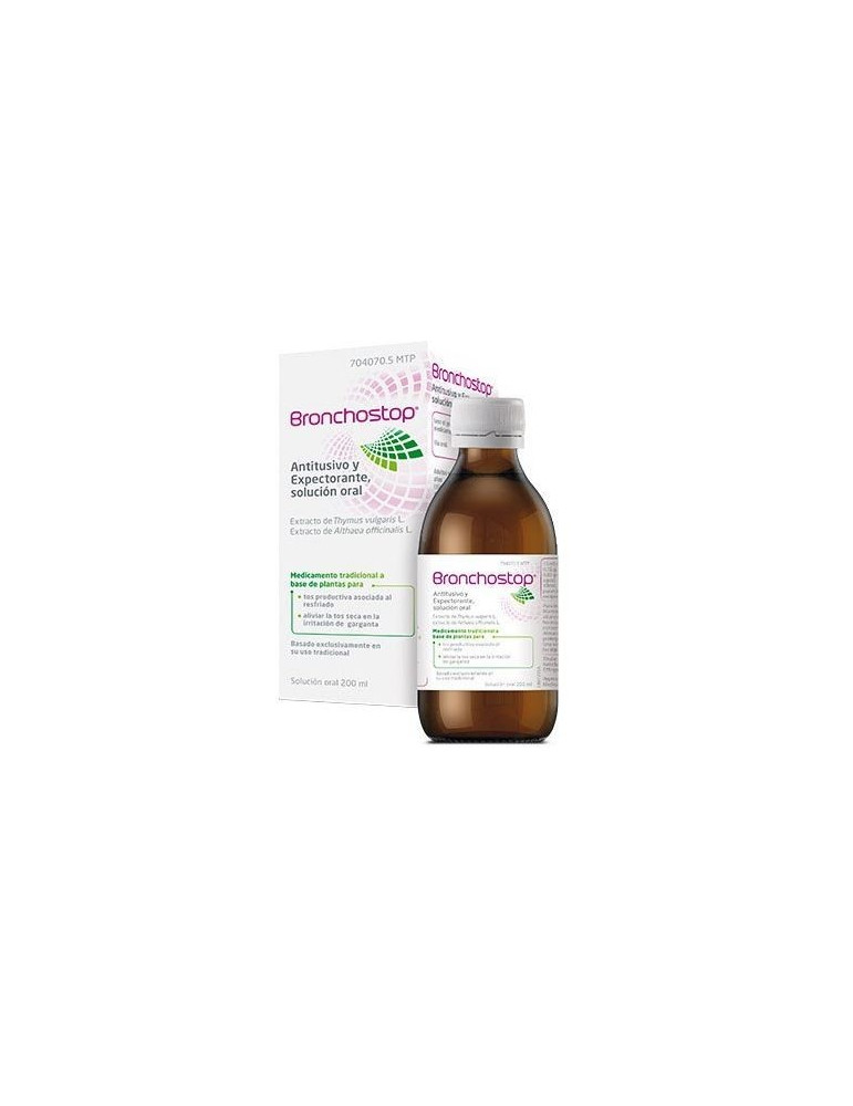BRONCHOSTOP ANTITUSIVO Y EXPECTORANTE SOLUCION ORAL 1 FRASCO 200 ML