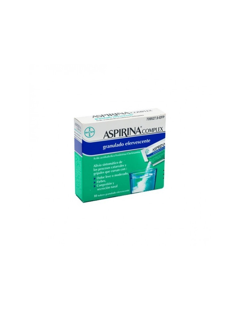 ASPIRINA COMPLEX 10 SOBRES GRANULADO EFERVESCENTE