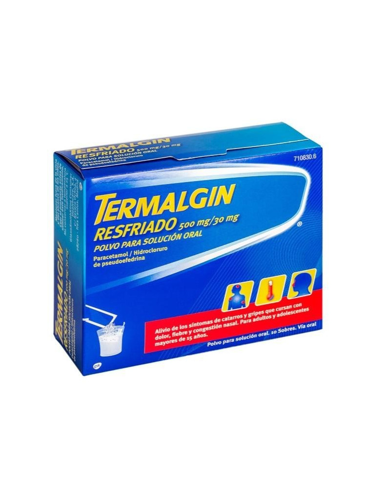 TERMALGIN RESFRIADO 10 SOBRES POLVO PARA SOLUCION ORAL