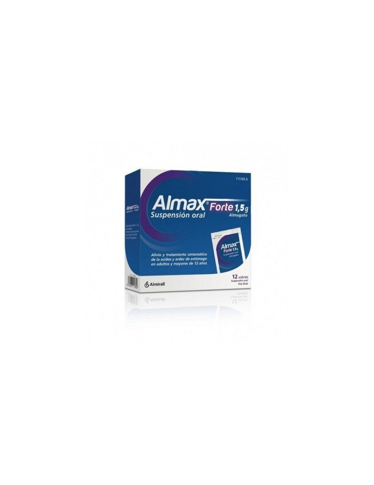 ALMAX FORTE 1,5 G 12 SOBRES SUSPENSION ORAL