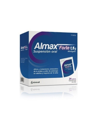 ALMAX FORTE 1,5 G 24 SOBRES SUSPENSION ORAL 2