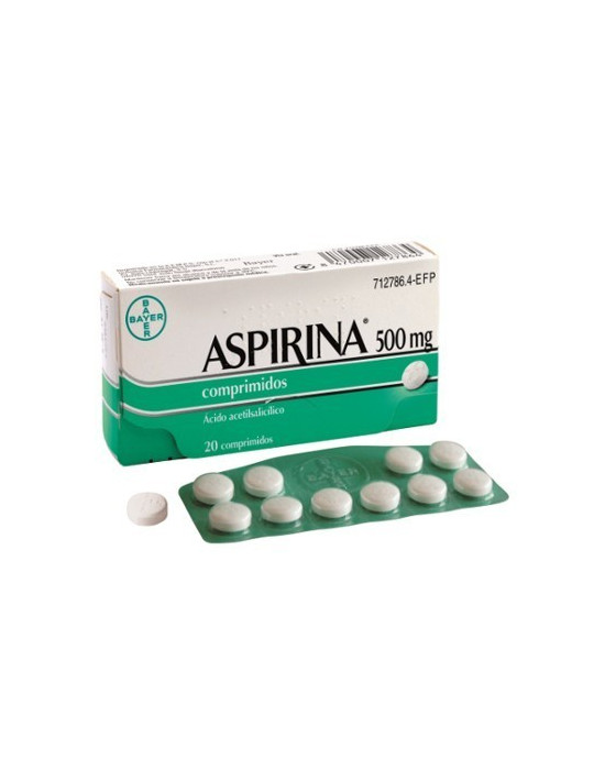 ASPIRINA 500 MG 20 COMPRIMIDOS