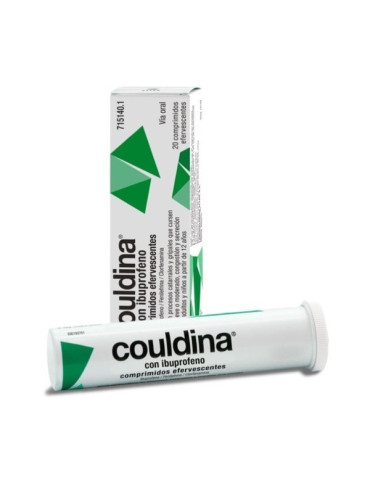 COULDINA CON IBUPROFENO 400 MG/2 MG/7,5 MG 20 COMPRIMIDOS EFERVESCENTES 2