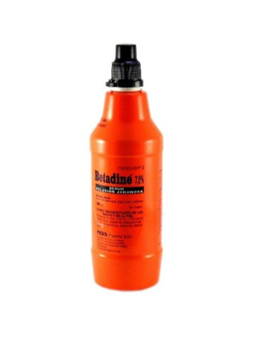 BETADINE JABONOSO 75 MG/ML SOLUCION CUTANEA 1 FRASCO 500 ML 2