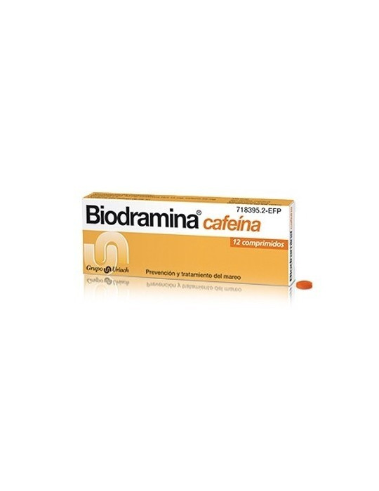 BIODRAMINA CAFEINA 12 COMPRIMIDOS RECUBIERTOS