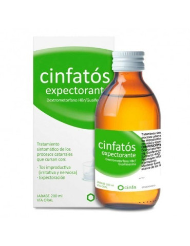 CINFATOS EXPECTORANTE 2 MG/ML + 20 MG/ML SOLUCION ORAL 1 FRASCO 200 ML (PET) 2