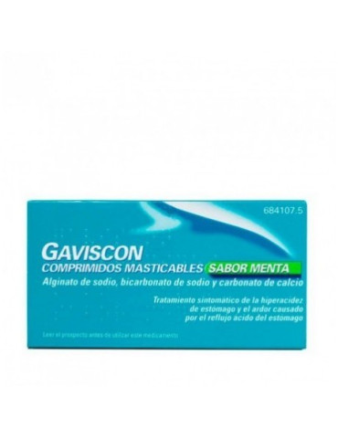 GAVISCON 24 COMPRIMIDOS MASTICABLES (SABOR MENTA) 2