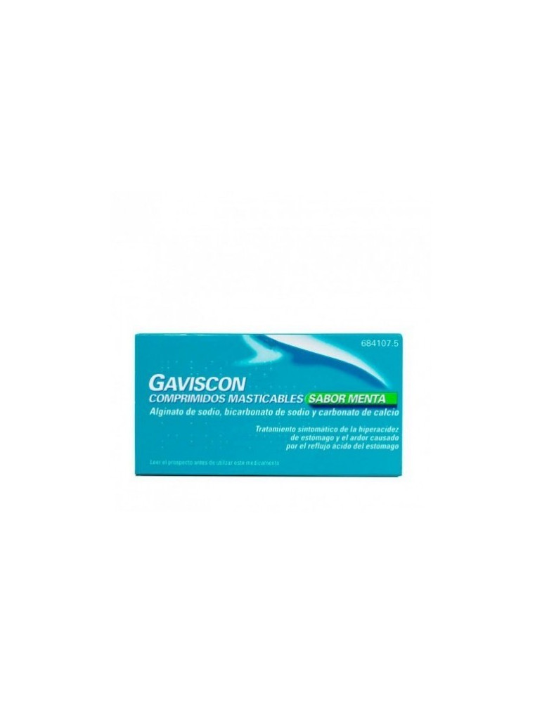 GAVISCON 24 COMPRIMIDOS MASTICABLES (SABOR MENTA)