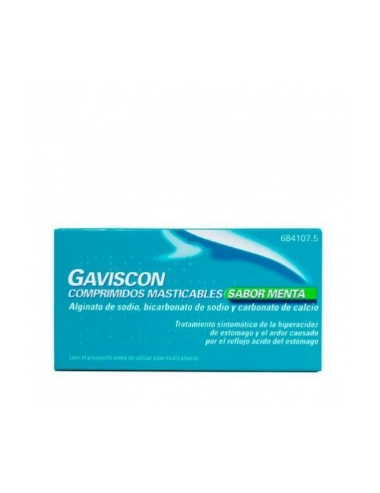 GAVISCON 24 COMPRIMIDOS MASTICABLES (SABOR MENTA)