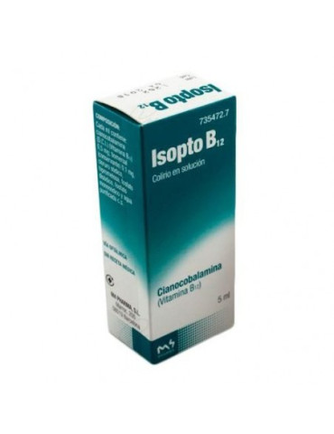 ISOPTO B12 0,5 MG/ML COLIRIO EN SOLUCION 1 FRASCO 5 ML 2
