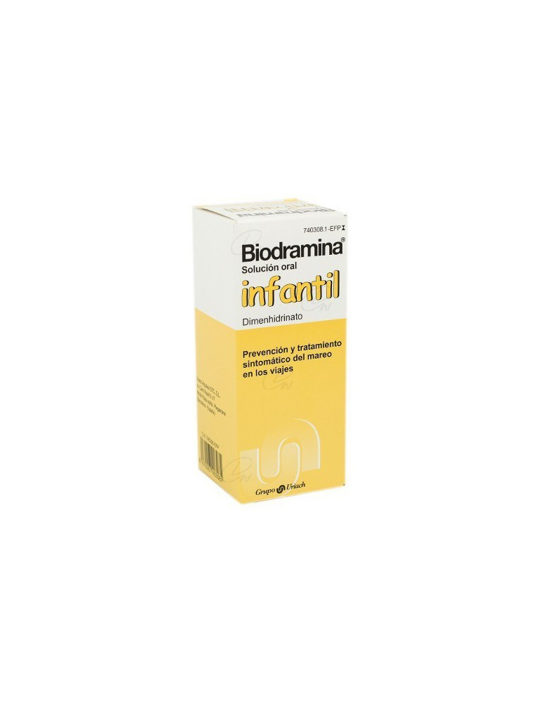 BIODRAMINA INFANTIL 4 MG/ML SOLUCION ORAL 1 FRASCO 60 ML