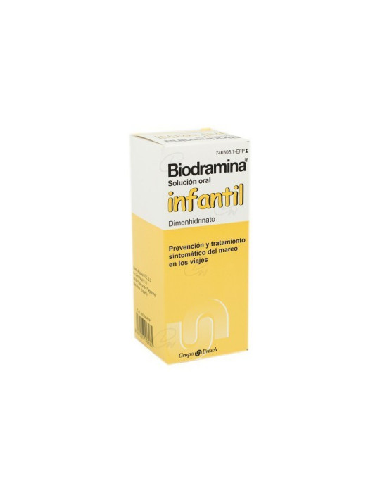 BIODRAMINA INFANTIL 4 MG/ML SOLUCION ORAL 1 FRASCO 60 ML