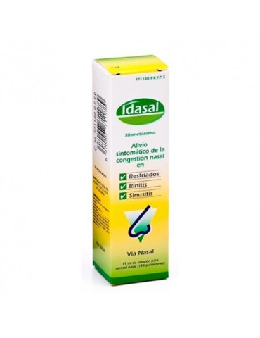 IDASAL 1 MG/ML SOLUCION PARA PULVERIZACION NASAL 1 FRASCO 15 ML 2