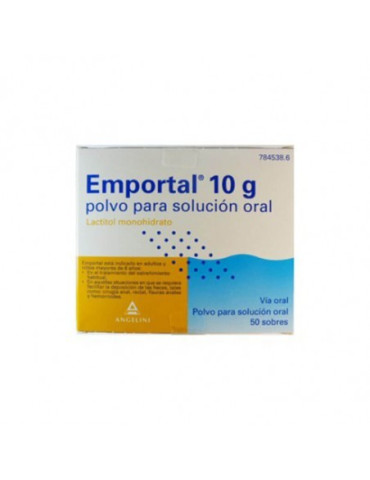 EMPORTAL 10 G 50 SOBRES POLVO PARA SOLUCION ORAL 2