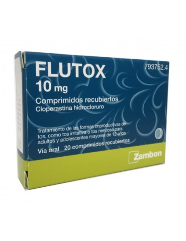 FLUTOX 10 MG 20 COMPRIMIDOS RECUBIERTOS 2
