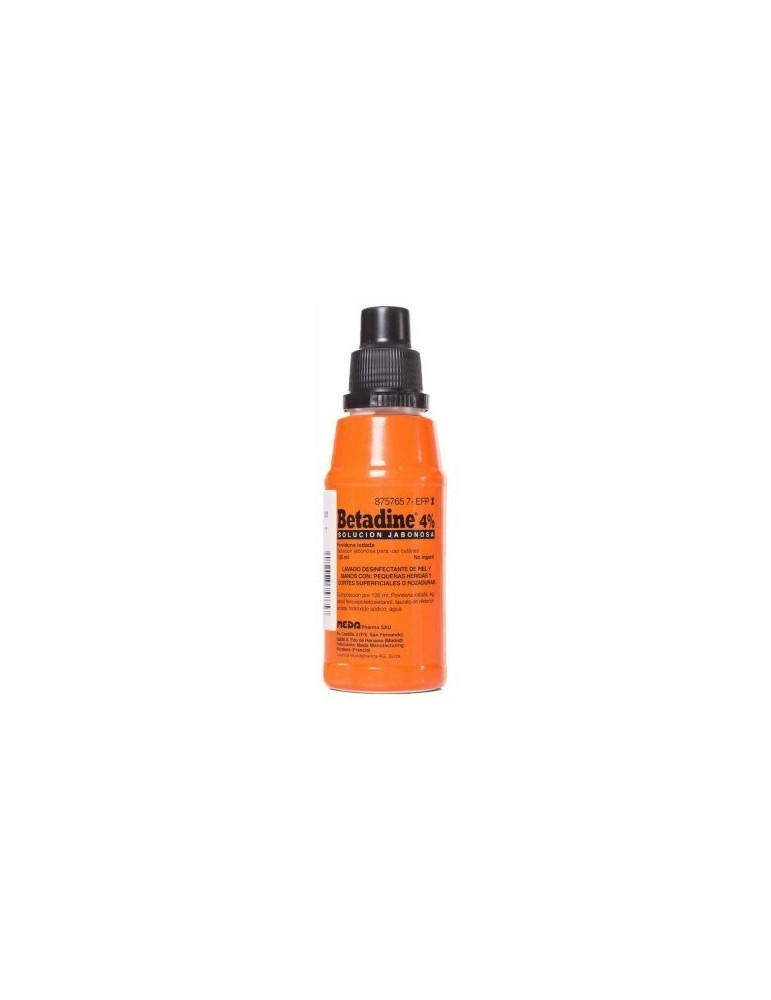 BETADINE JABONOSO 40 MG/ML SOLUCION CUTANEA 1 FRASCO 125 ML