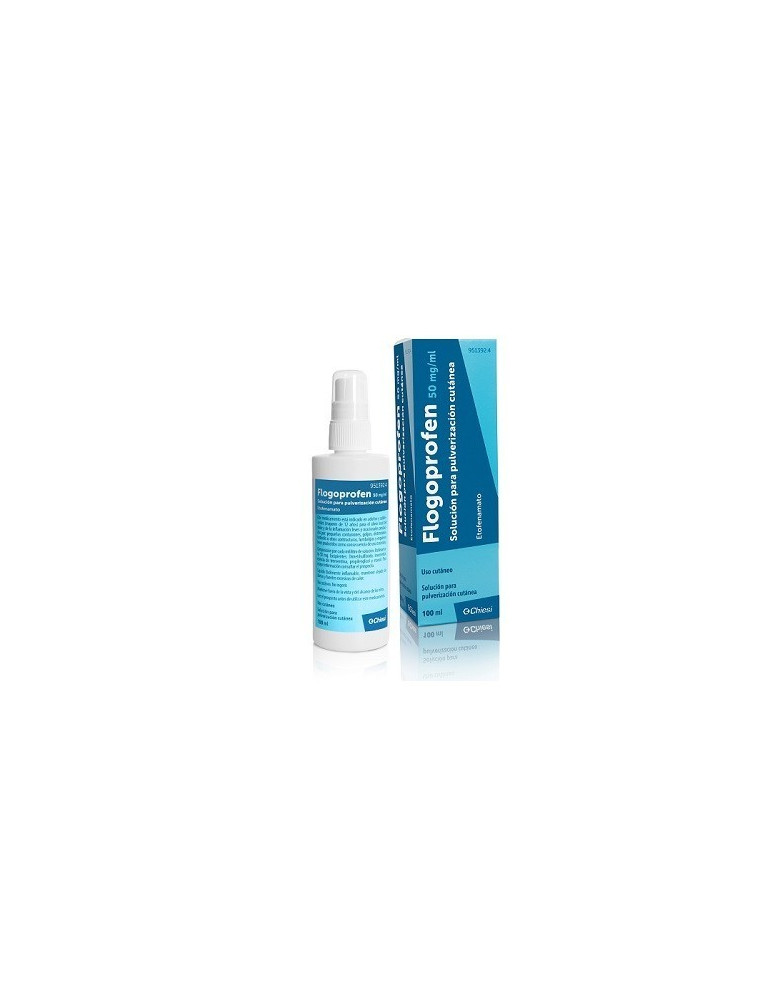 FLOGOPROFEN 50 MG/ML SOLUCION PARA PULVERIZACION CUTANEA 1 FRASCO 100 ML