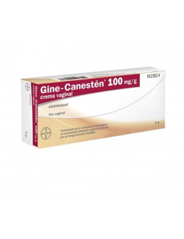 GINE-CANESTEN 100 MG/G CREMA VAGINAL 1 TUBO 5 G 2