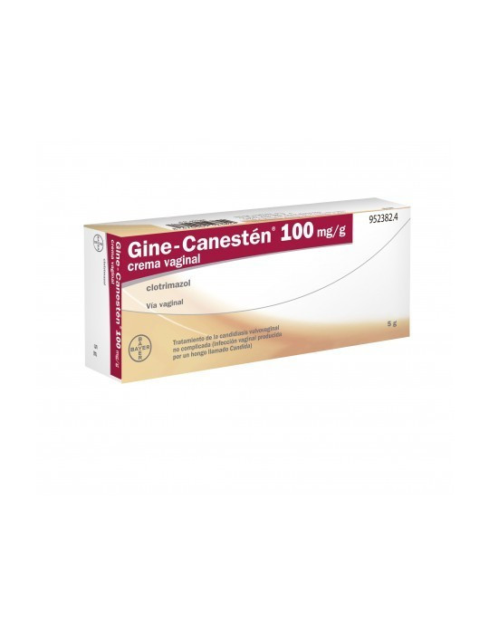 GINE-CANESTEN 100 MG/G CREMA VAGINAL 1 TUBO 5 G