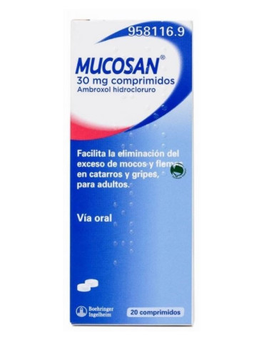 MUCOSAN 30 MG 20 COMPRIMIDOS 2