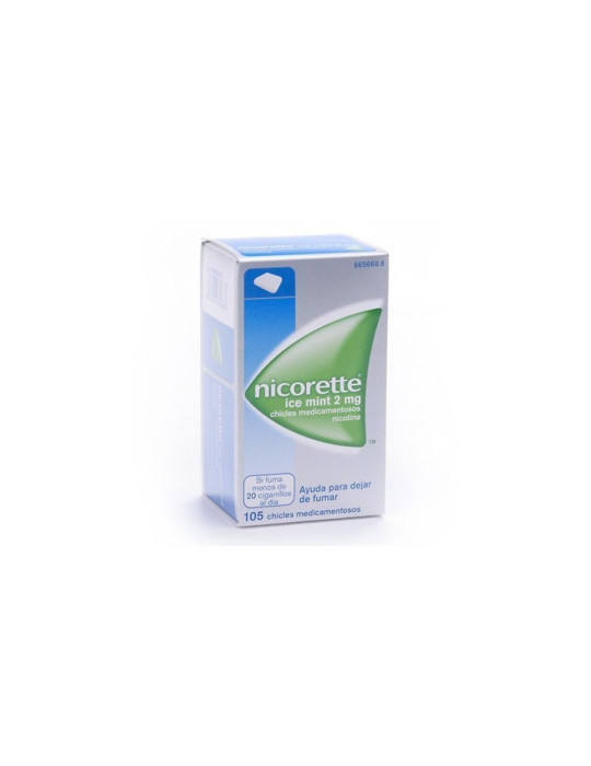 NICORETTE 2 MG 105 CHICLES MEDICAMENTOSOS
