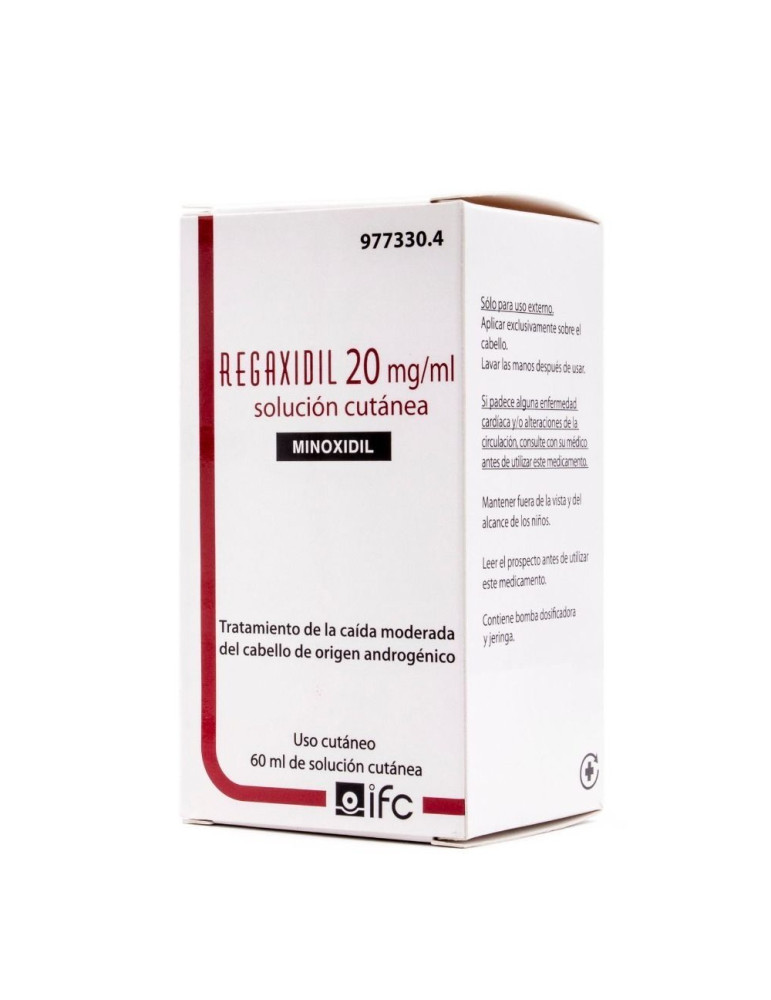 REGAXIDIL 20 MG/ML SOLUCION CUTANEA 1 FRASCO 60 ML