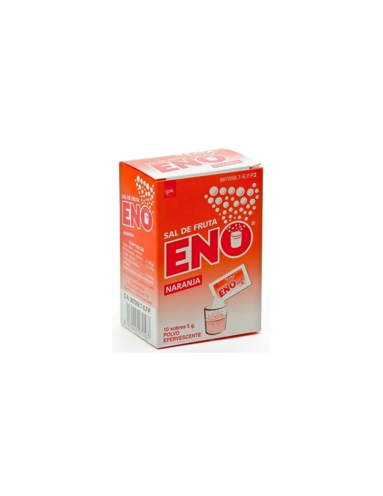SAL DE FRUTA ENO 5 G 10 SOBRES POLVO EFERVESCENTE (SABOR NARANJA)
