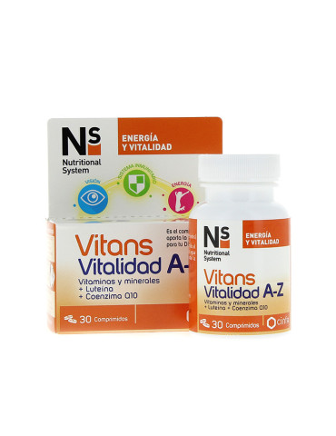 NS VITANS VITALIDAD A-Z 30 COMPRIMIDOS