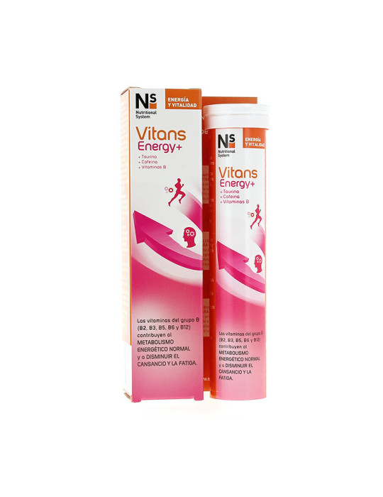 NS VITANS ENERGY+ COMPRIMIDOS EFERVESCENTES 20 COMP