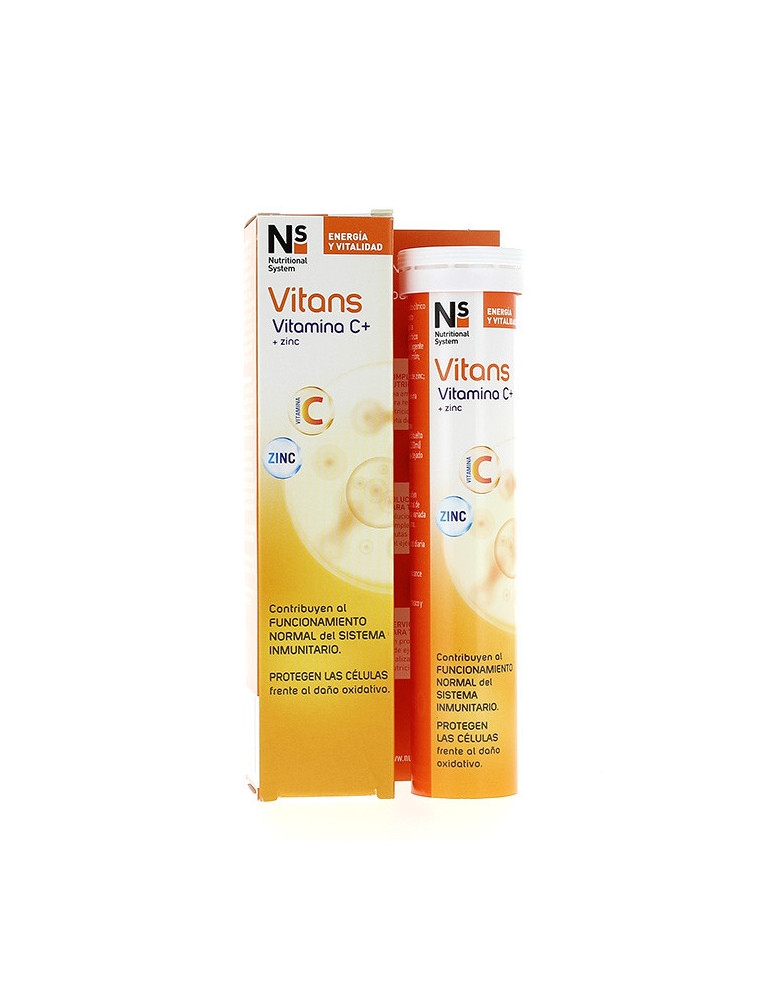 NS VITANS VITAMINA C+ COMPRIMIDOS EFERVESCENTES 20 COMP