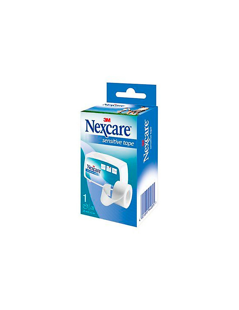 ESPARADRAPO HIPOALERGICO 3M NEXCARE PIEL SENSIBLE 1 UNIDAD 5 M X 2,5 CM N1530