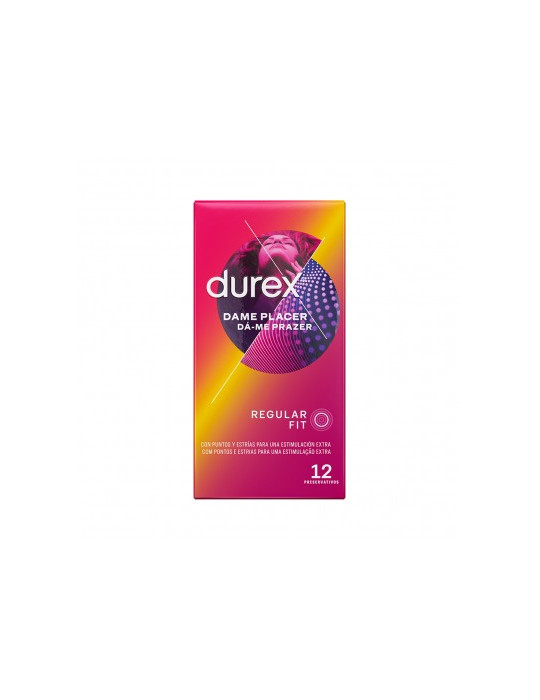 DUREX PRESERVATIVOS DAME PLACER 12 U