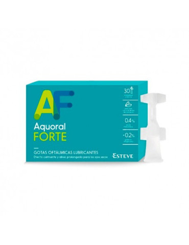 AQUORAL FORTE C/ A HIALURONICO 0.4% GOTAS OFTALM 0.5 ML 30 MONODOSIS