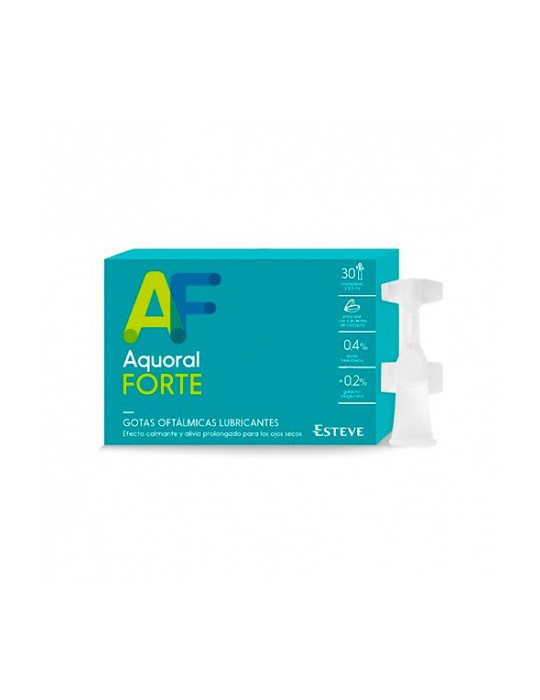 AQUORAL FORTE C/ A HIALURONICO 0.4% GOTAS OFTALM 0.5 ML 30 MONODOSIS