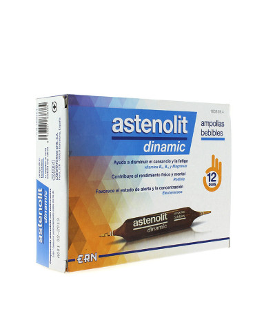 ASTENOLIT DINAMIC AMPOLLAS BEBIBLES 12 AMP
