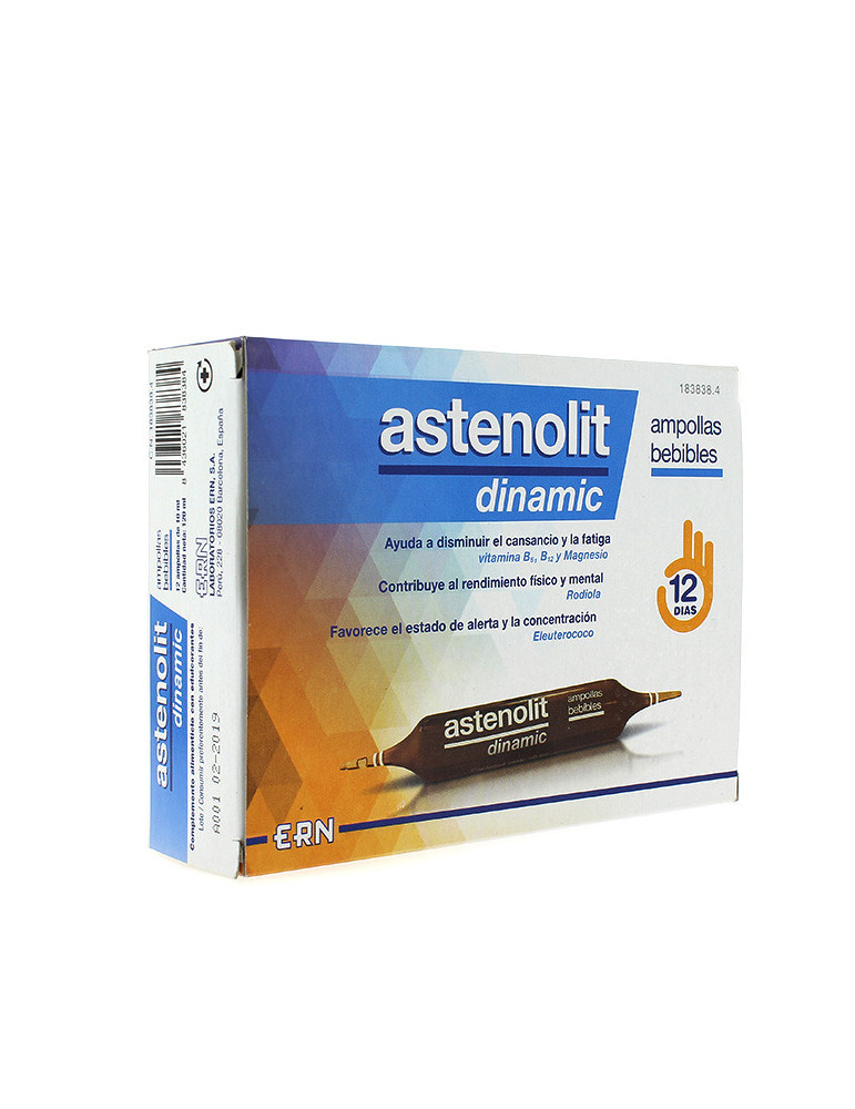 ASTENOLIT DINAMIC AMPOLLAS BEBIBLES 12 AMP