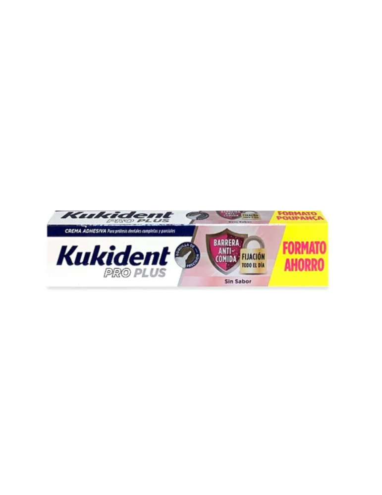 KUKIDENT PRO PLUS BARRERA ANTICOMIDA CREMA ADH SIN SABOR 57 G