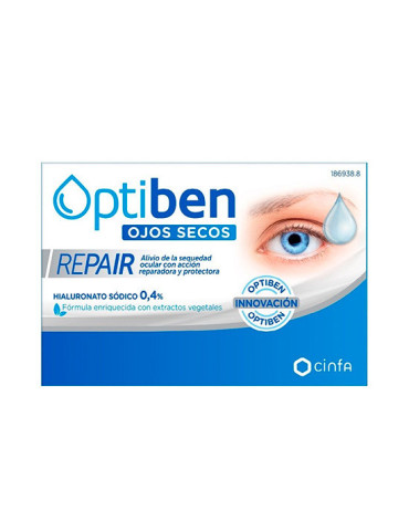 OPTIBEN REPAIR OJOS SECOS 20 MONODOSIS