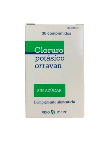 CLORURO POTASICO ORRAVAN 30 COMP