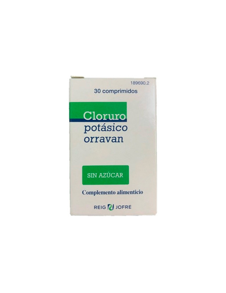 CLORURO POTASICO ORRAVAN 30 COMP