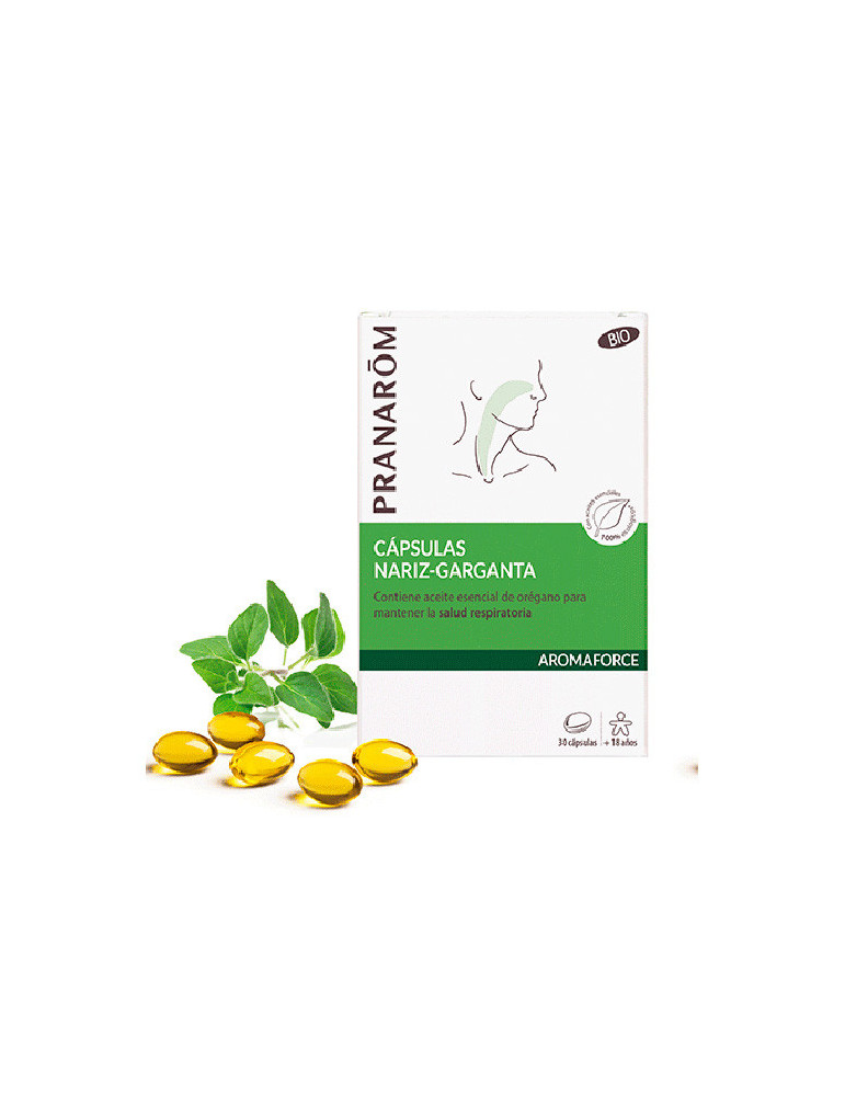PRANAROM AROMAFORCE CAPSULAS NARIZ-GARGANTA