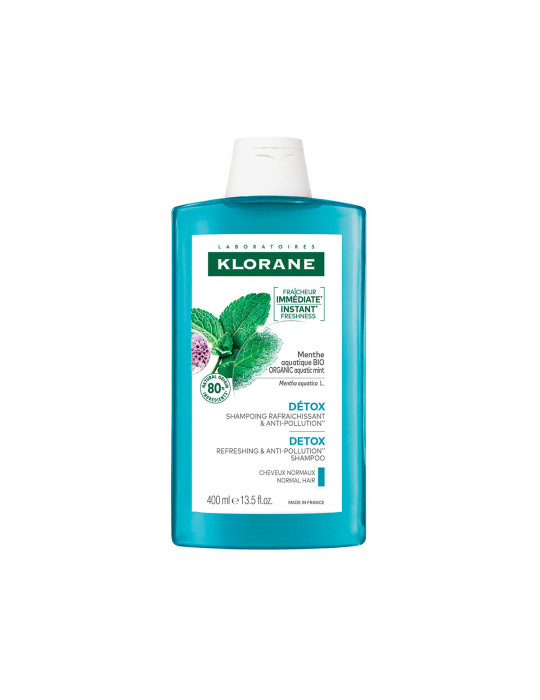KLORANE CHAMPU A LA MENTA BIO 1 ENVASE 400 ML