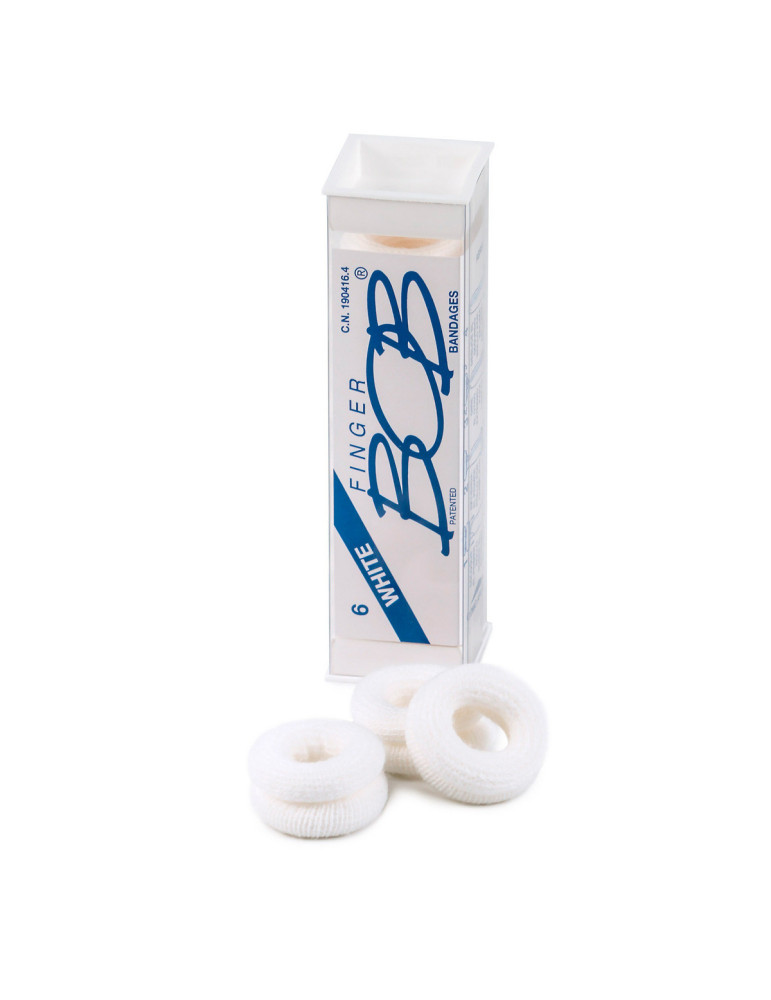 FINGERBOB BANDAGES WHITE 6 U