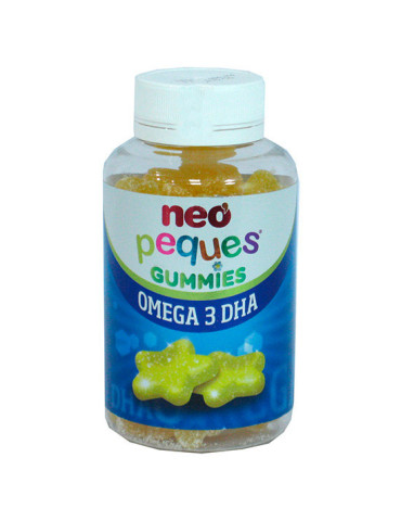 NEO PEQUES GUMMIES OMEGA-3 DHA 30 CARAMELOS MASTICABLES SABOR LIMON