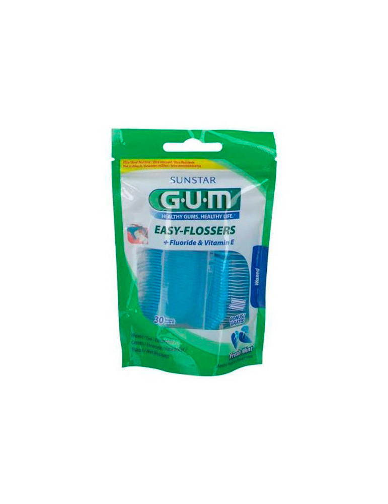 GUM EASY FLOSSERS 30 UNIDA