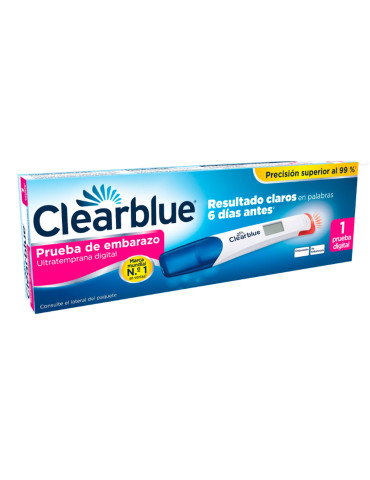 CLEARBLUE DIGITAL PRUEBA DE EMBARAZO TEMPRANA (6DIAS ANTES)