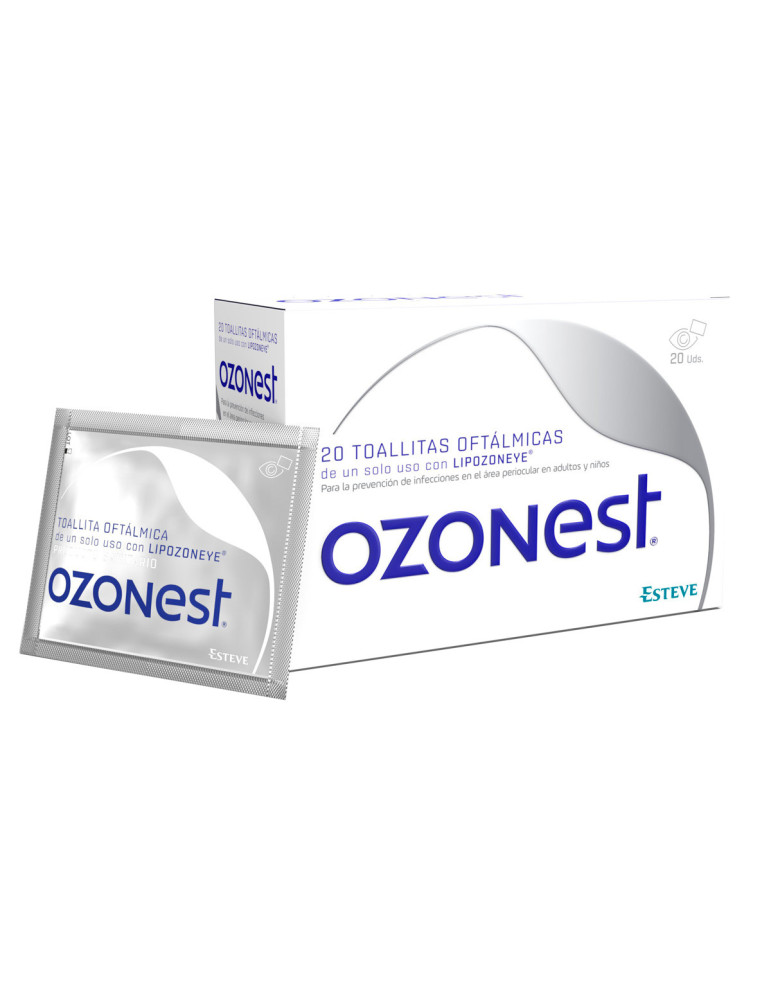 OZONEST 20 TOALLITAS OFTALMICAS