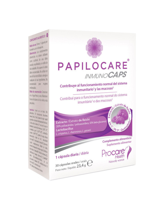 PAPILOCARE INMUNOCAPS 30 CAPSULAS