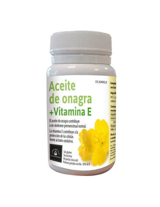 ACEITE DE ONAGRA + VITAMINA E EL NATURALISTA 90 PERLAS