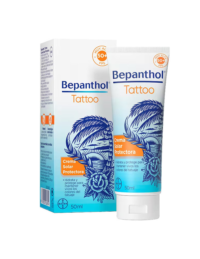 BEPANTHOL TATTOO CREMA SOLAR PROTECTORA SPF 50+ 1 TUBO 50 ML